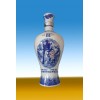 青花酒瓶，景德镇陶瓷酒瓶厂家，定做陶瓷酒瓶