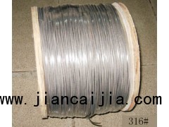 316L不锈钢钢丝绳台湾超低碳316L不锈钢钢丝绳卡头厂