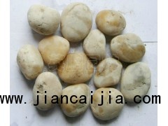 广东蕉岭白色鹅卵石，天然美观白色鹅卵石生产厂家